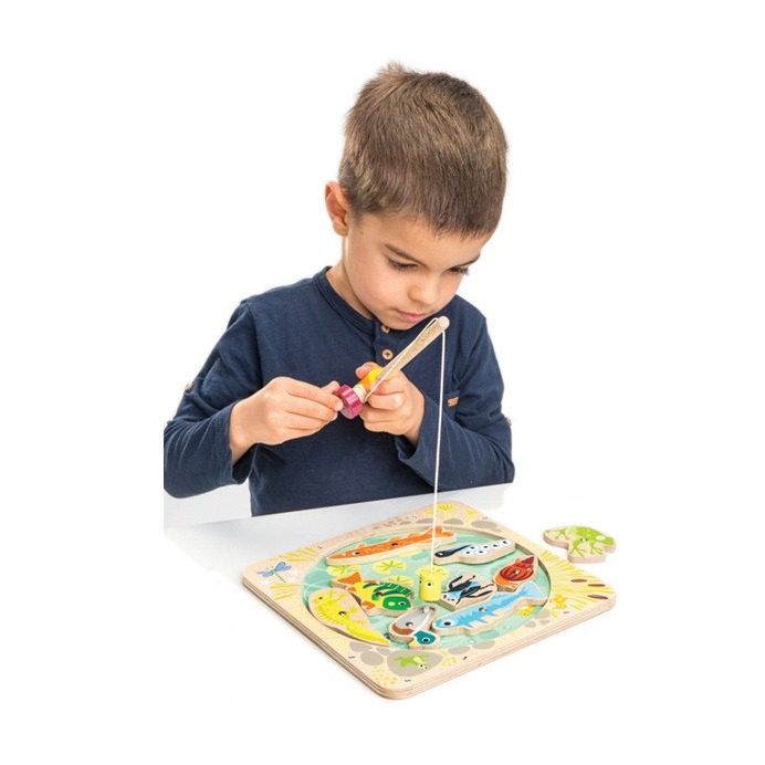 magnetic fishing pond game