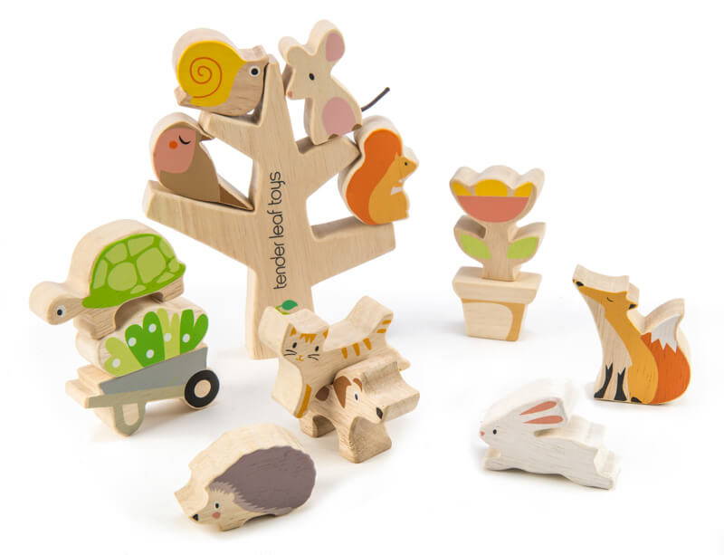 Tender Leaf Stacking Garden Animal Friends