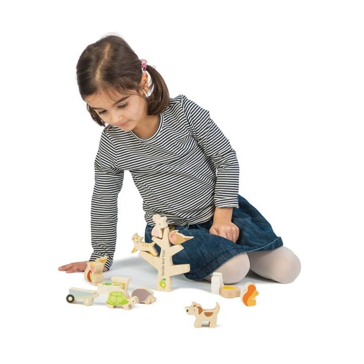 wooden stacking garden set