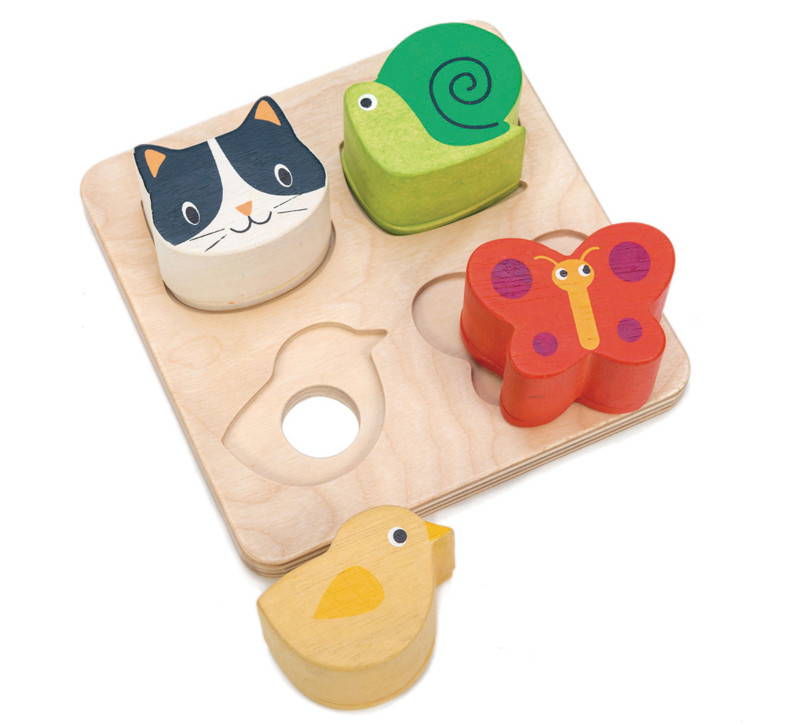 Tender Leaf Touch Animal Sensory Tray