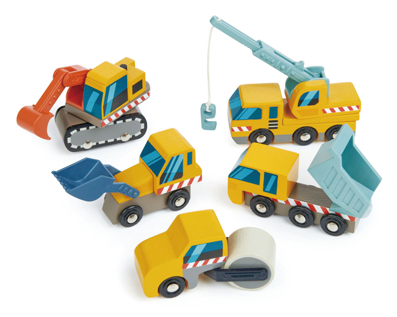 Tender Leaf Wooden Construction Car Set Tender Leaf Wooden Construction Car Set