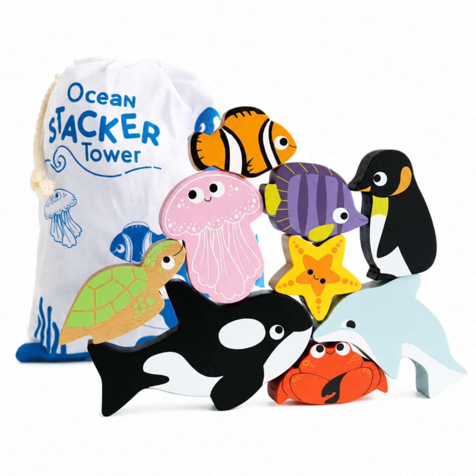  Ocean Stacking Animals