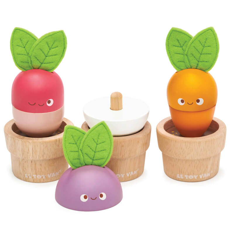 Le Toy Van Petilou Stacking Veggies Le Toy Van Petilou Stacking Veggies