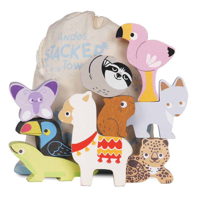 Le Toy Van Petilou Andes Stacking Animals