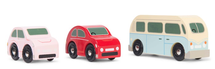 Le Toy Van Retro Metro Car Set