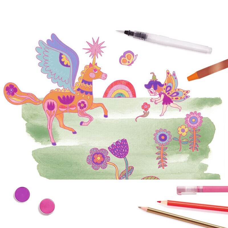 Endlessly create with Djeco Sparkling Box of Colours Endlessly create with Djeco Sparkling Box of Colours