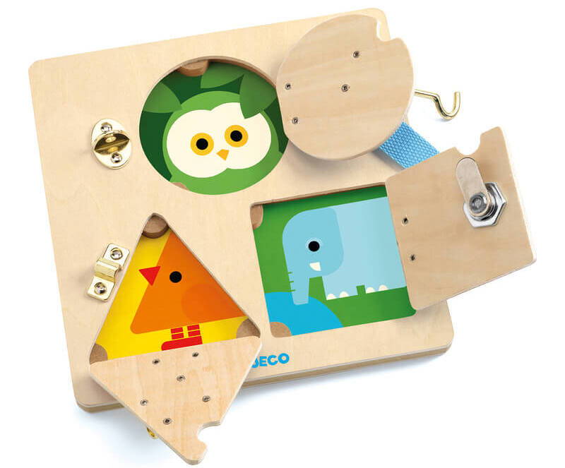 Djeco Lock Basic Wooden Puzzle