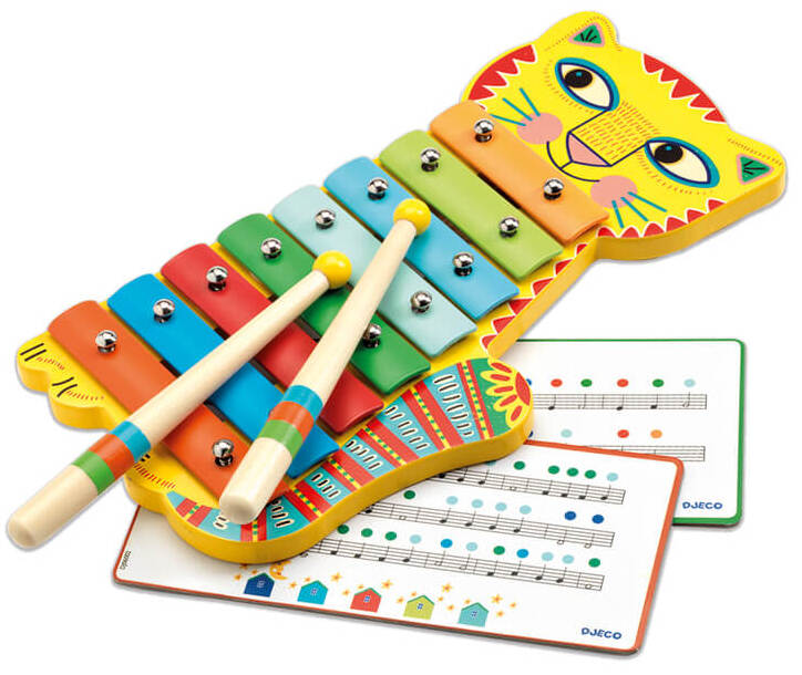 Djeco Animambo Metallophone with song cards Djeco Animambo Metallophone with song cards