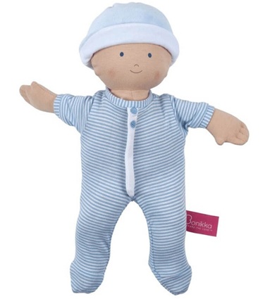 baby blue cherub natural doll