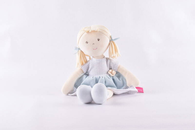 Bonikka Neva Cotton Doll sitting