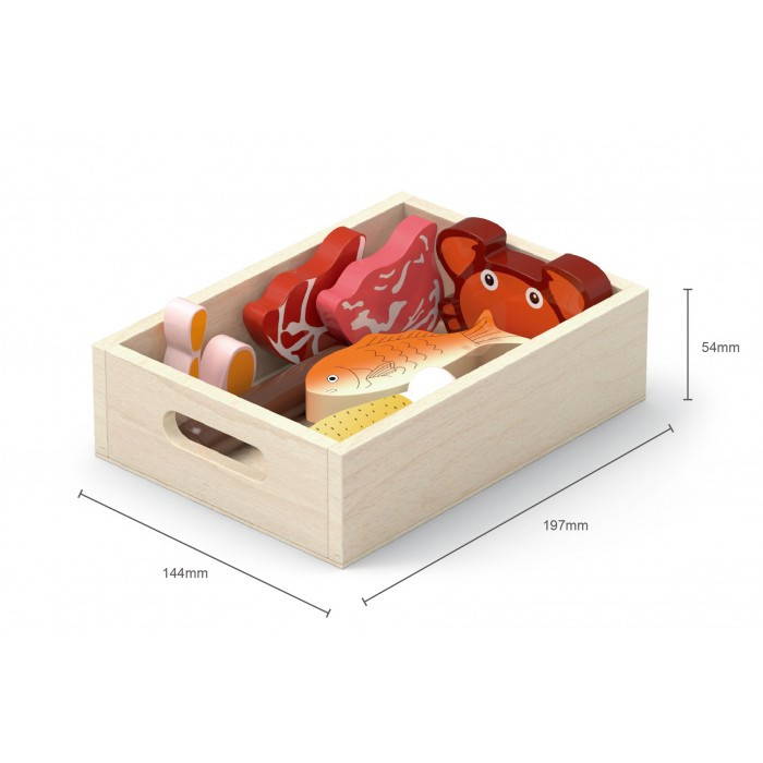 viga fridge food box/crate size