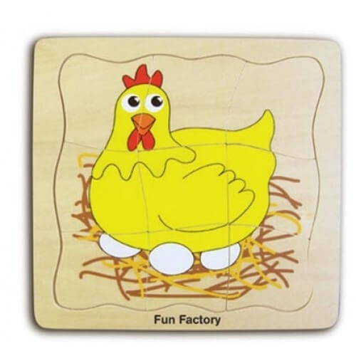 fun factory layered chicken puzzle