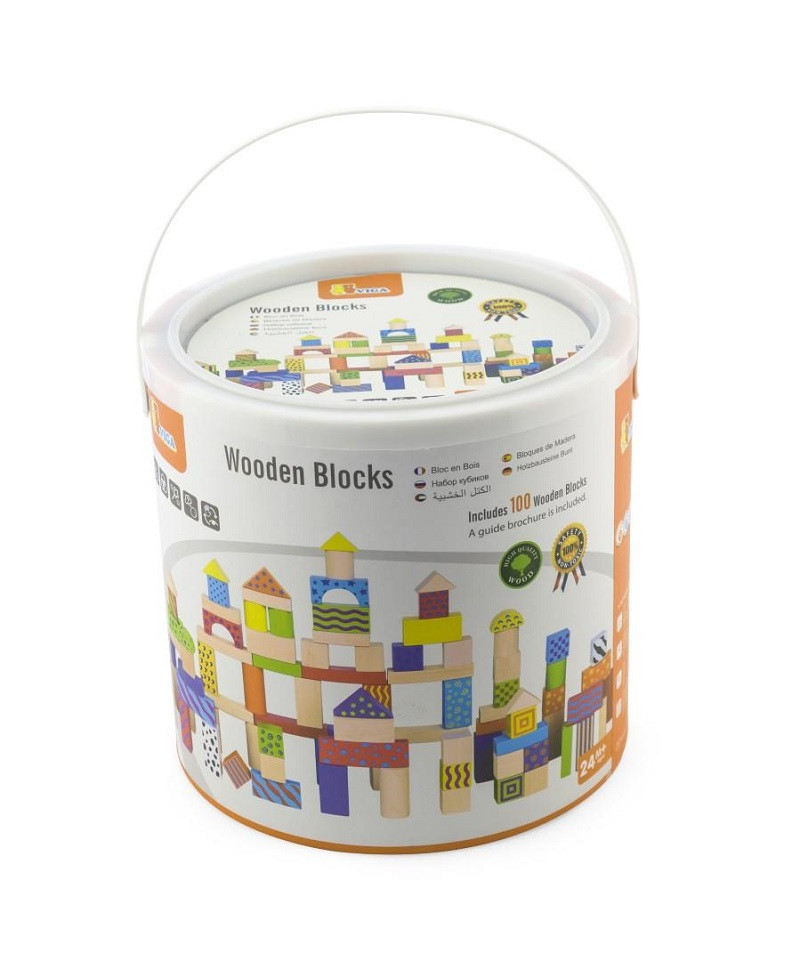 Viga Wooden Blocks Box
