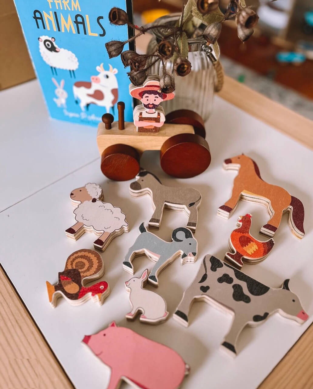 Qtoys Farm Animals Tractor Set on Sale! Fast Dispatch