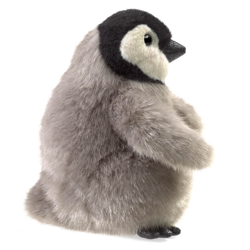 Folkmanis Emperor Penguin Puppet Side View