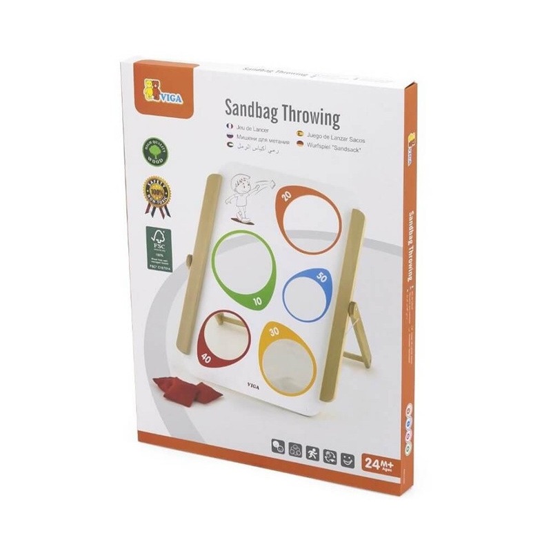 Throwing Sandbags compact box packaging