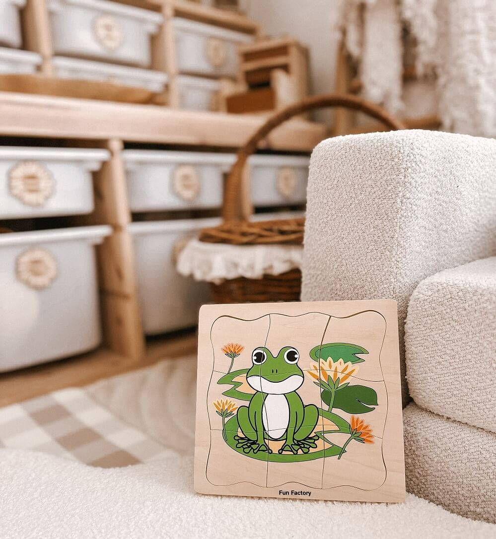 Fun Factory 4 Layer Frog Lifecycle Puzzle
