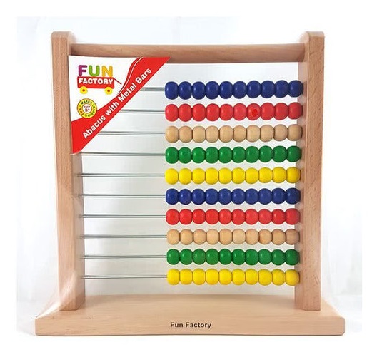 Fun Factory Abacus with Metal Bars in packaging
