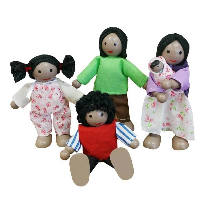 Fun Factory African Doll Family with infant doll