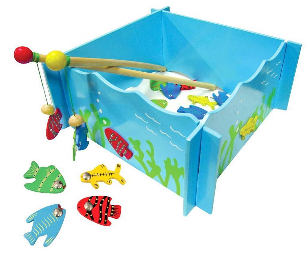Fun Factory Magnetic Wooden Fishing Game