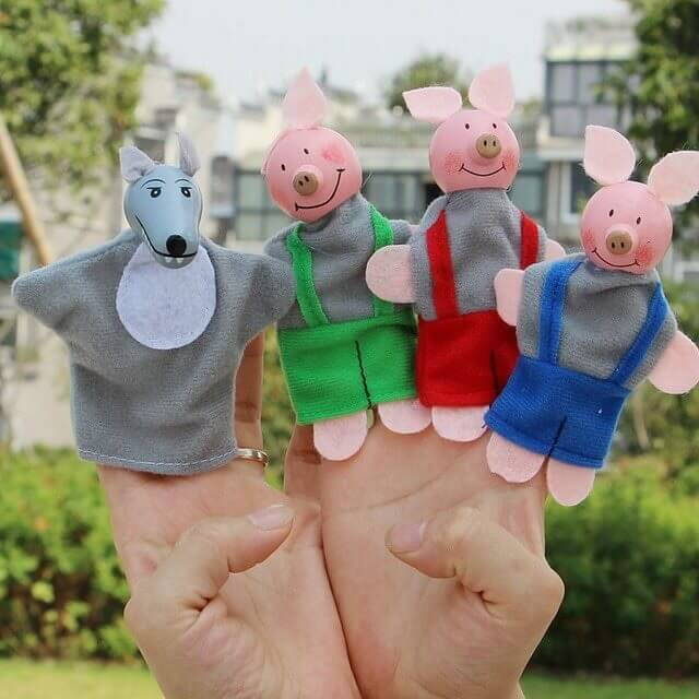 Fun Factory Wooden Finger Puppets can be taken anywhere