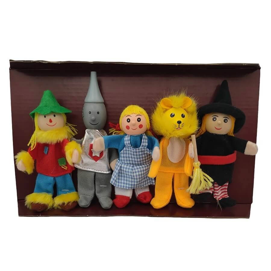 Fun Factory Wooden Finger Puppets - Wizard of Oz