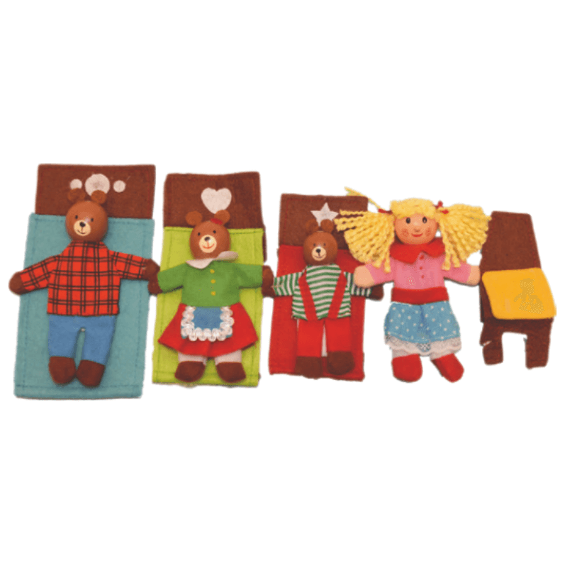 goldilocks finger puppets
