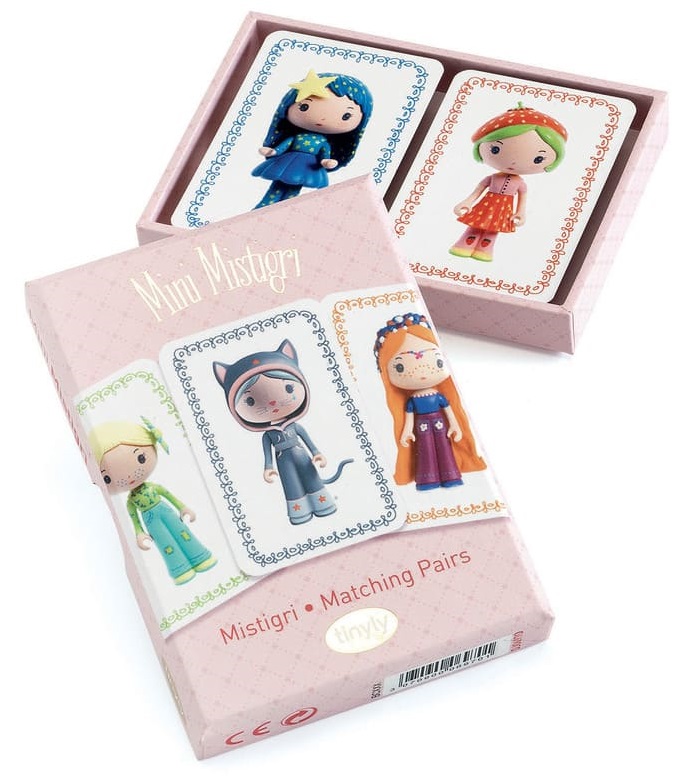 Djeco Mini Mistigri Tinyly Memory Card Game Djeco Mini Mistigri Tinyly Memory Card Game