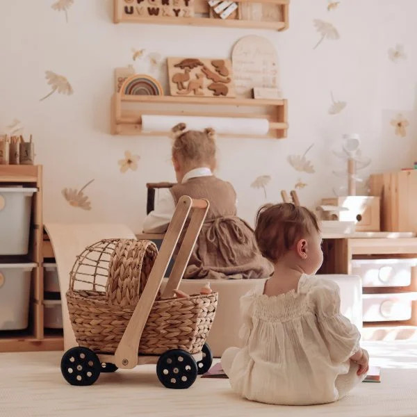 Qtoys Water Hyacinth Doll Pram Qtoys Water Hyacinth Doll Pram