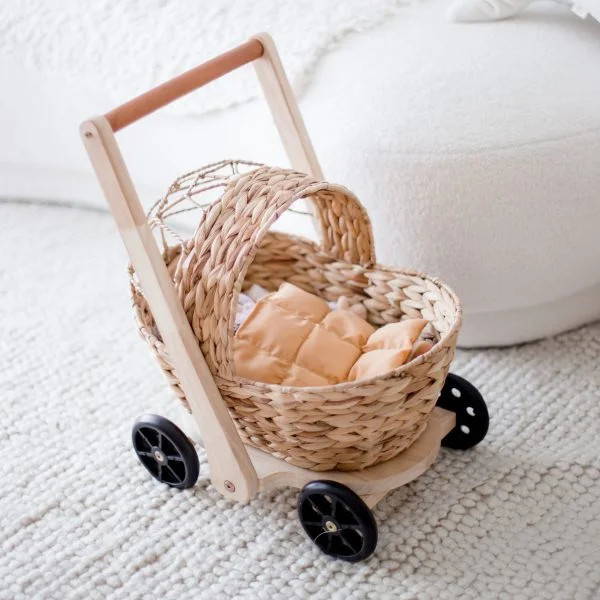 inside of doll pram