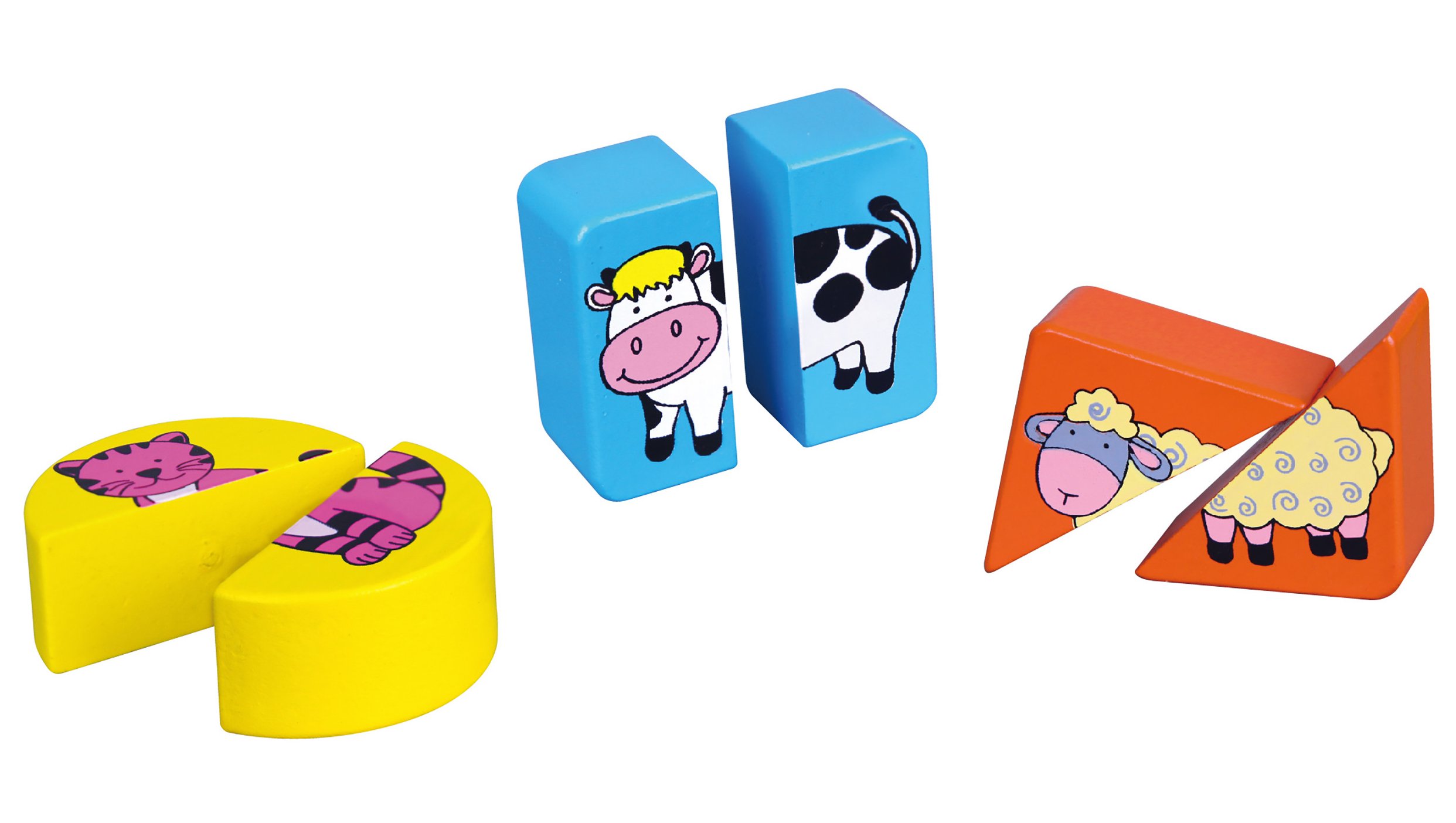 Viga Shape Block Puzzle - Farm Animals 1