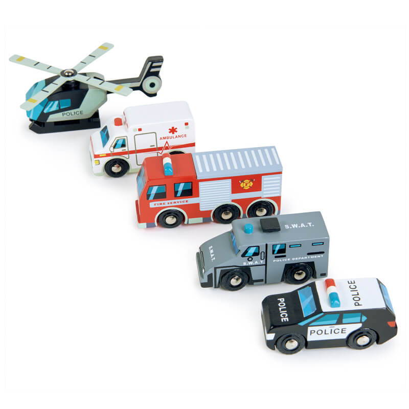 Tenderleaf Emergency Vehicles ready to rescue!
