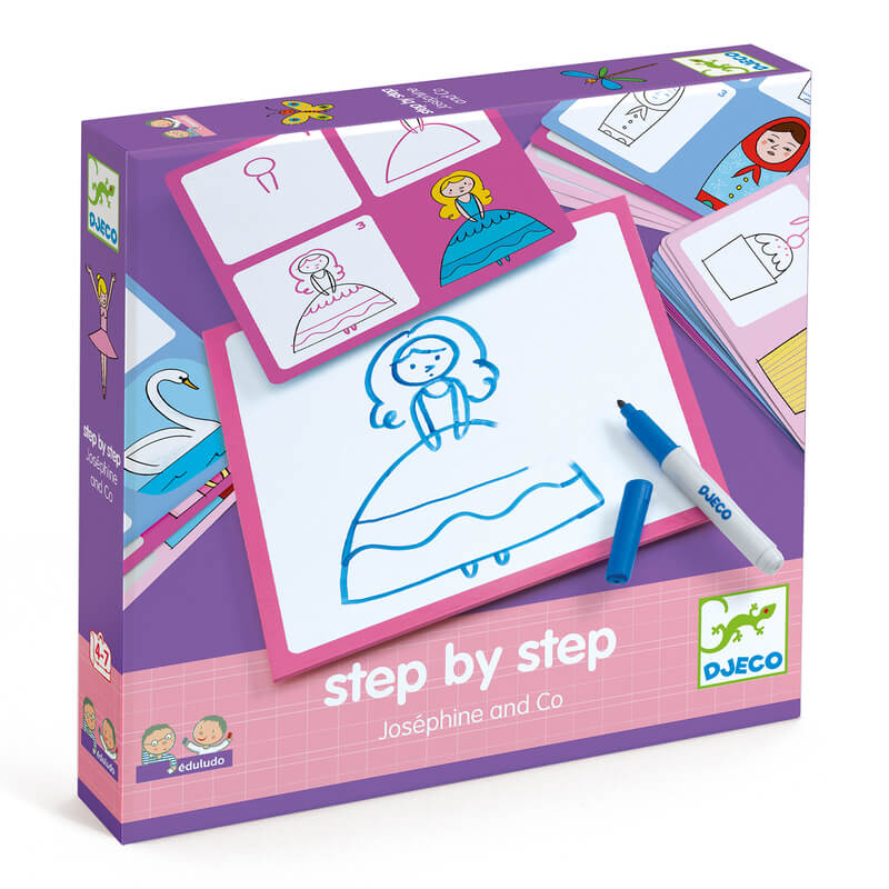 Djeco Eduludo Step by Step Learn to Draw - Josephine & Co Djeco Eduludo Step by Step Learn to Draw - Josephine & Co