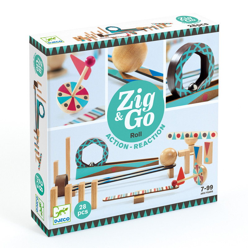 Djeco Zig & Go 28pc Set box packaging