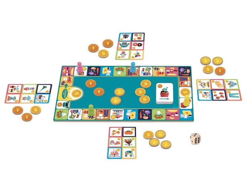 Djeco Little Market Cool School Game Djeco Little Market Cool School Game