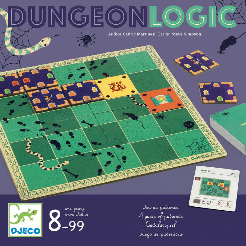 Djeco Dungeon Logic Game cover art Djeco Dungeon Logic Game cover art