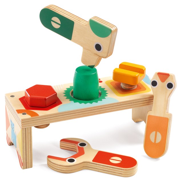 Djeco Bricolou Wood Tool Set - image 3