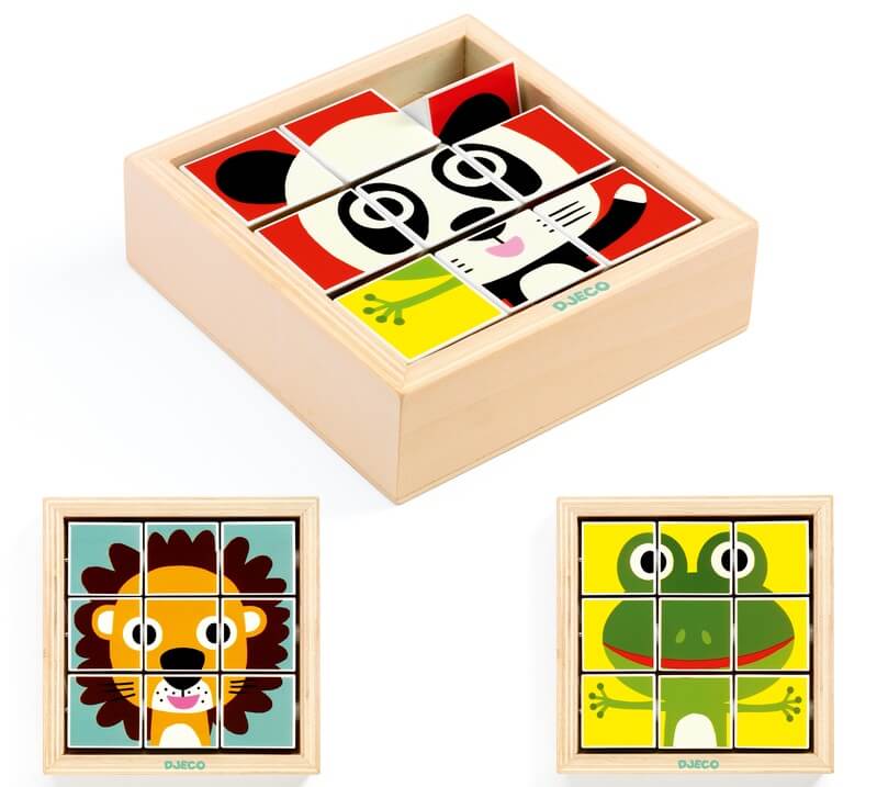 Djeco Touranimo Wooden Puzzle Game Djeco Touranimo Wooden Puzzle Game