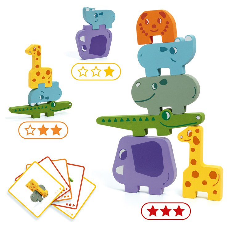Djeco Ze Totanimo Wood Stacking Animals - image 2