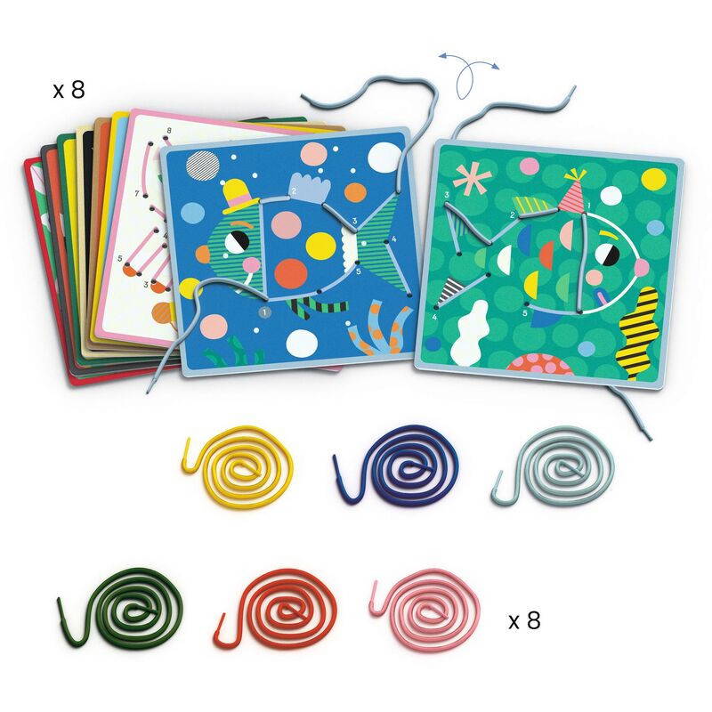 Djeco Dot-to-Dot Lacing