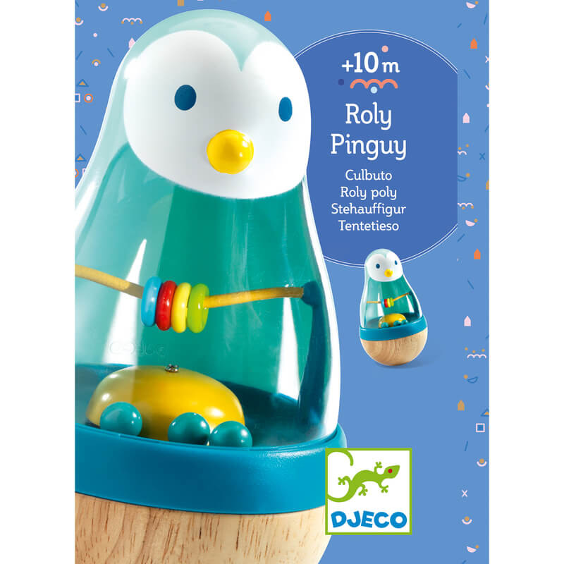 Djeco Roly Penguin Toy Box