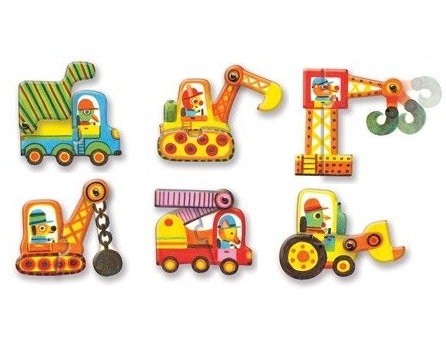 Djeco Duo Vehicles 12pc Puzzle Djeco Duo Vehicles 12pc Puzzle