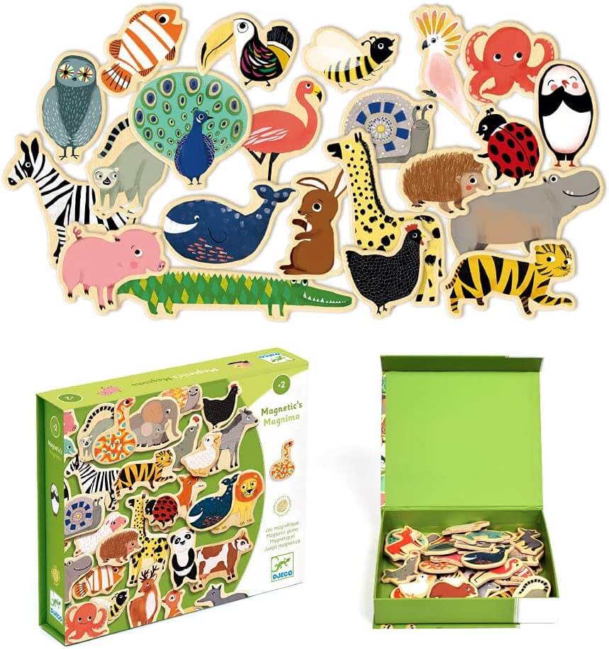 Djeco Wooden Magnetic Magnimo box storage Djeco Wooden Magnetic Magnimo box storage