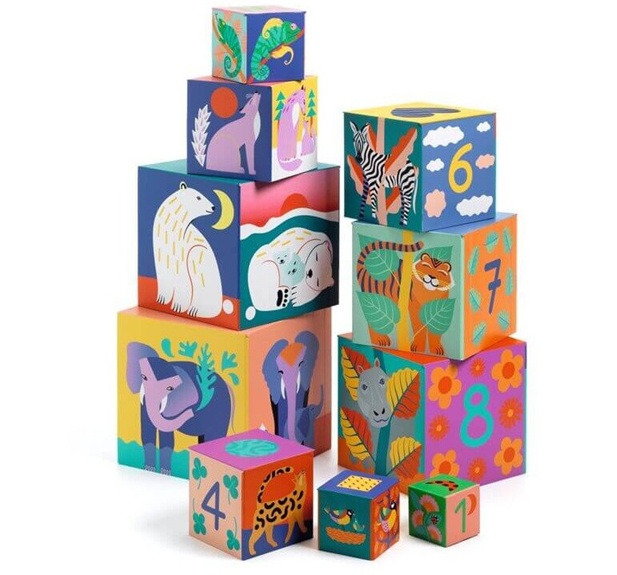 Djeco Wild Animal Blocks Djeco Wild Animal Blocks