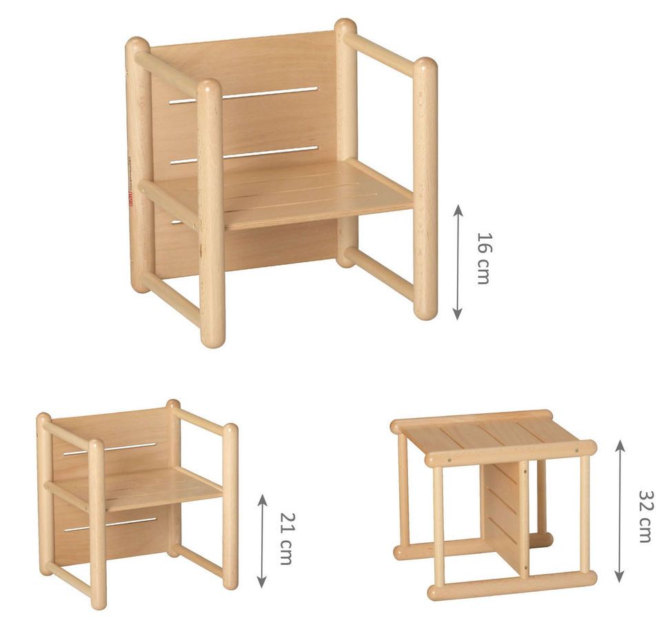 GAM Montessori All Purpose Wooden Chair  1