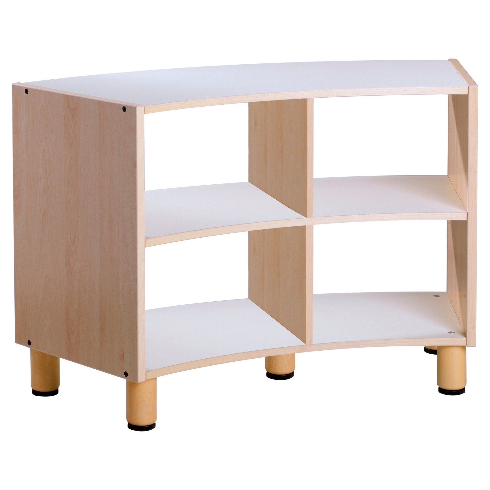 GAM Montessori Curved 2 Tier Open Shelf