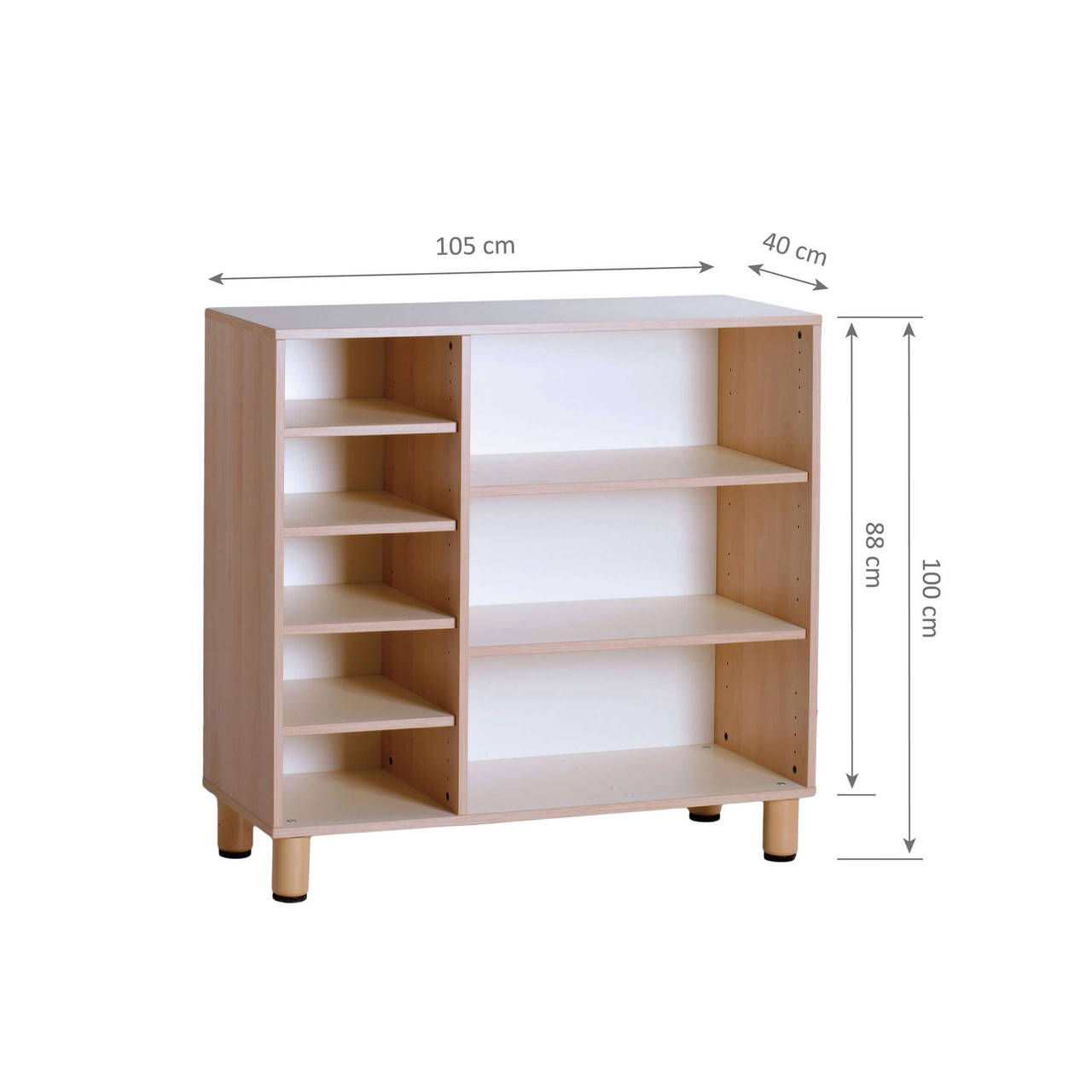 Montessori 8 Cube Shelf