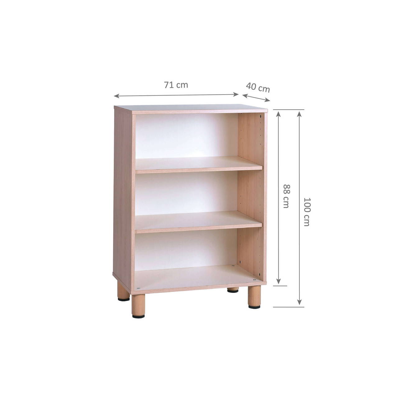 Montessori 3 Tier Shelf