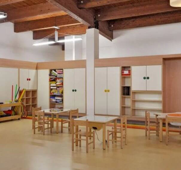 chairs in classroom