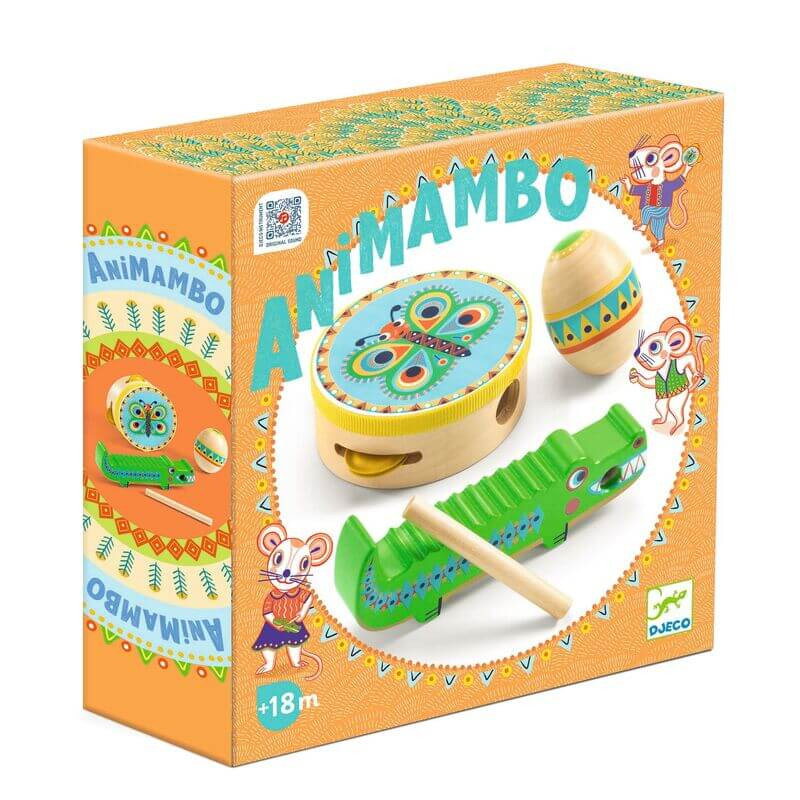 Djeco Animambo Percussion Set Box